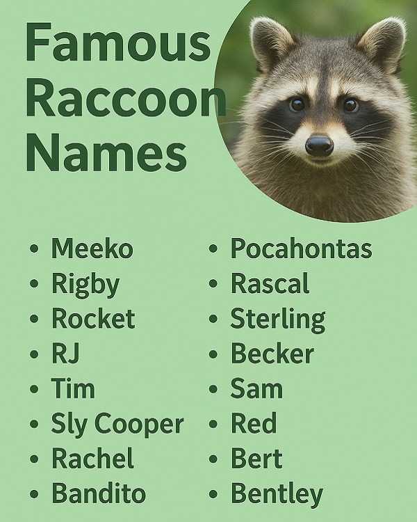Famous Raccoon Names