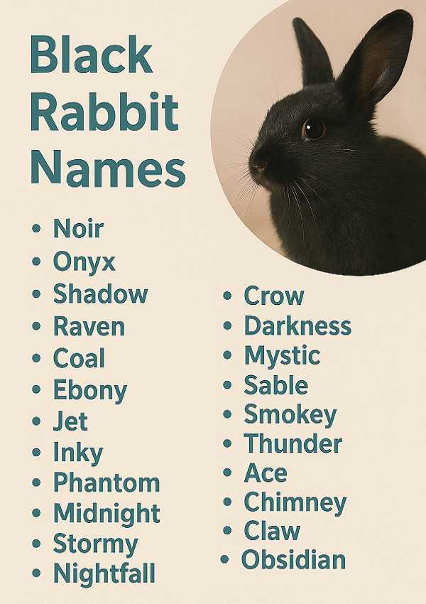 Black Rabbit Names