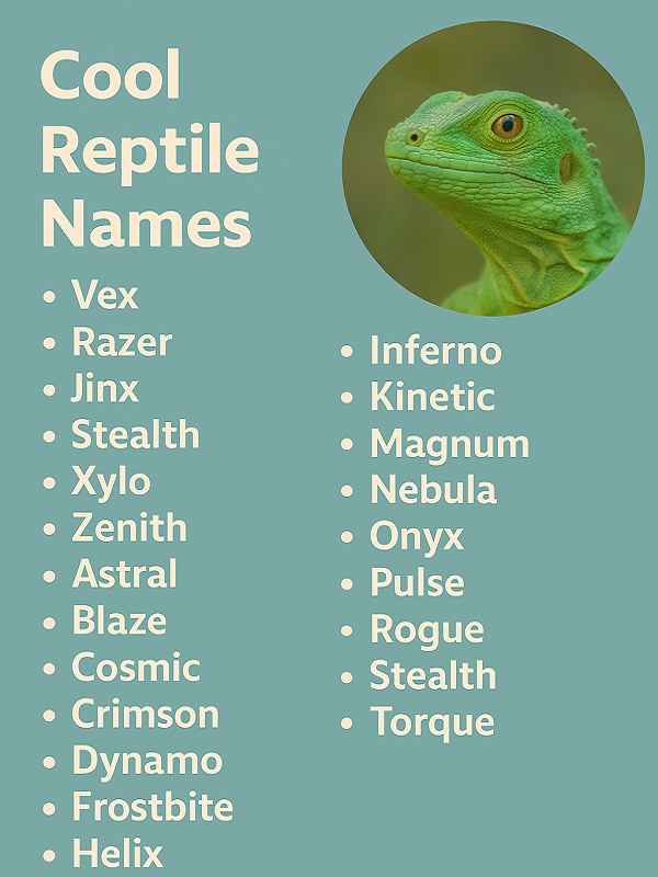 Cool Reptile Names