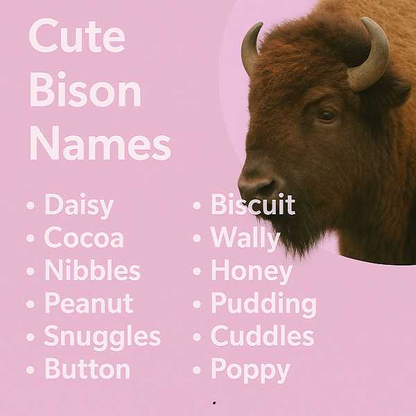 Cute Bison Names