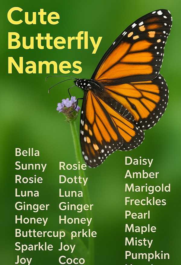 Cute Butterfly Names