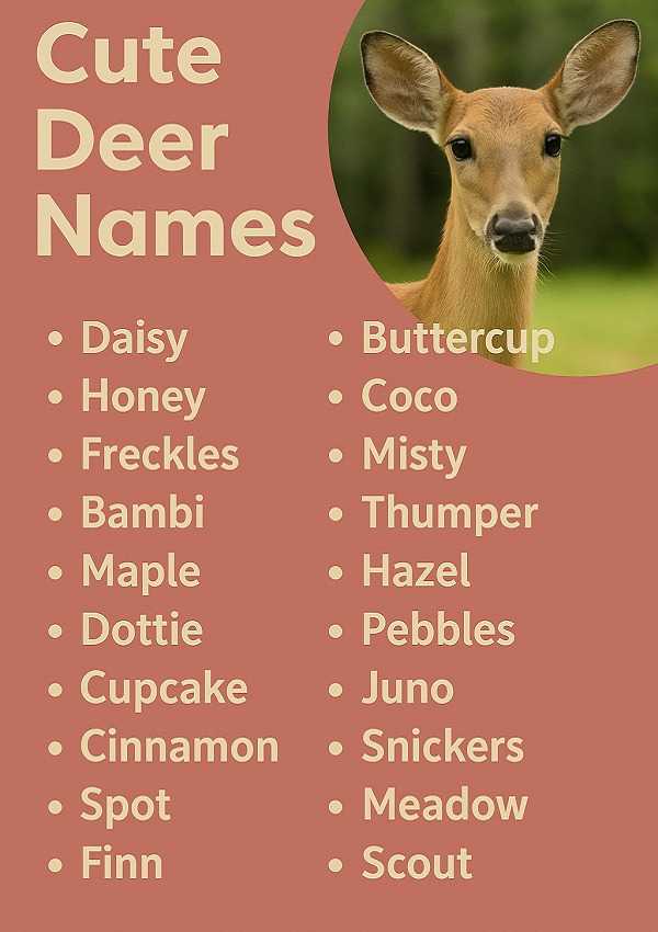 Cute Deer Names