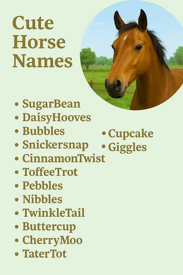 Cute Horse Names