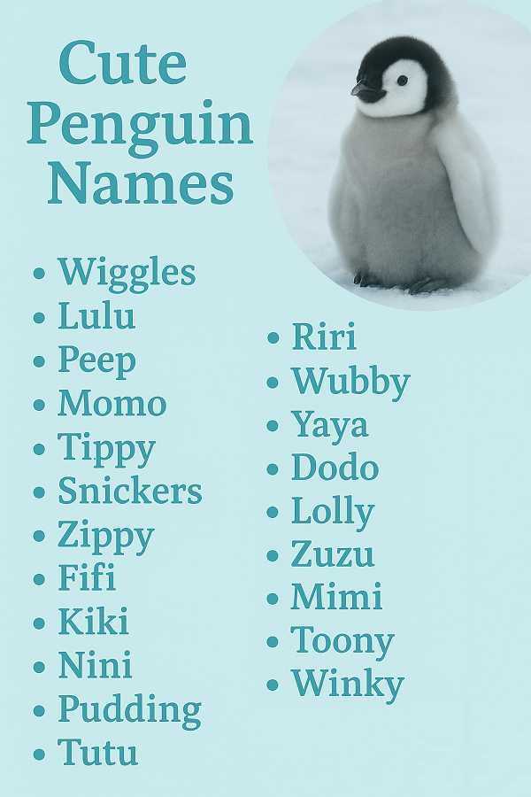 Cute Penguin Names