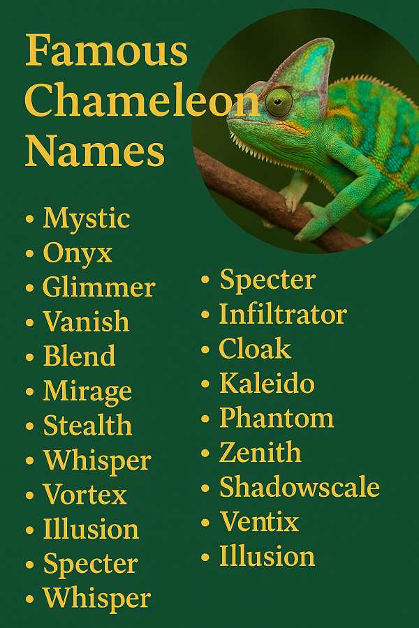 Famous Chameleon Names
