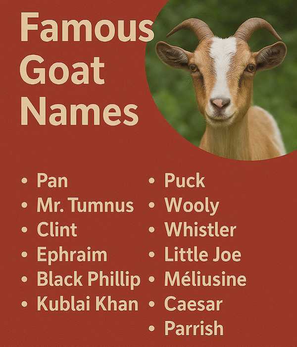 Famous Goat Names