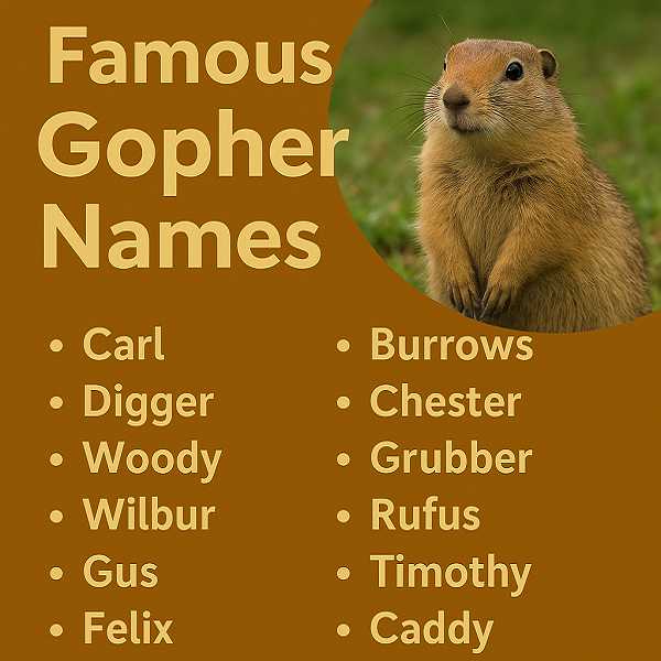 Famous Gopher Names