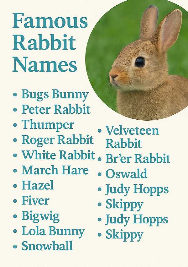 Famous Rabbit Names