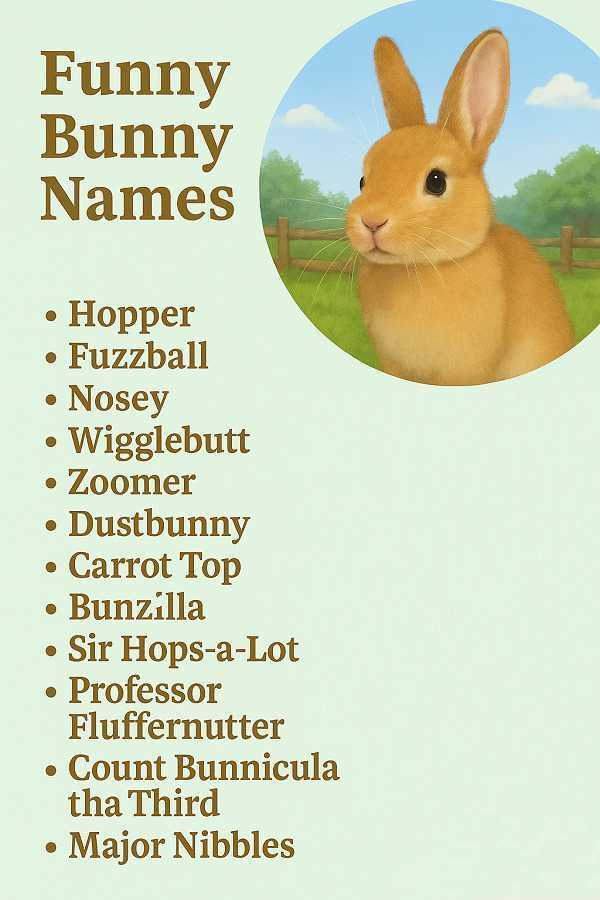 Funny Bunny Names