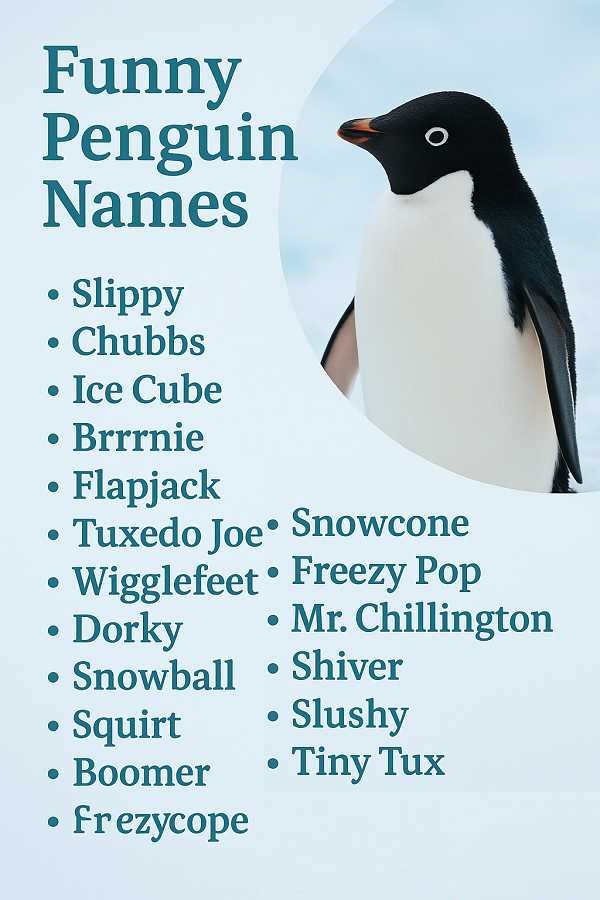 Funny Penguin Names
