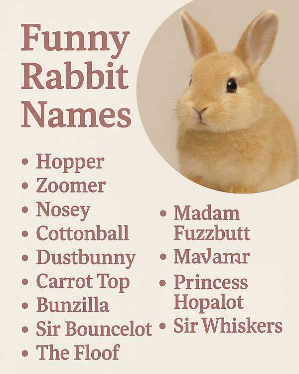 Funny Rabbit Names