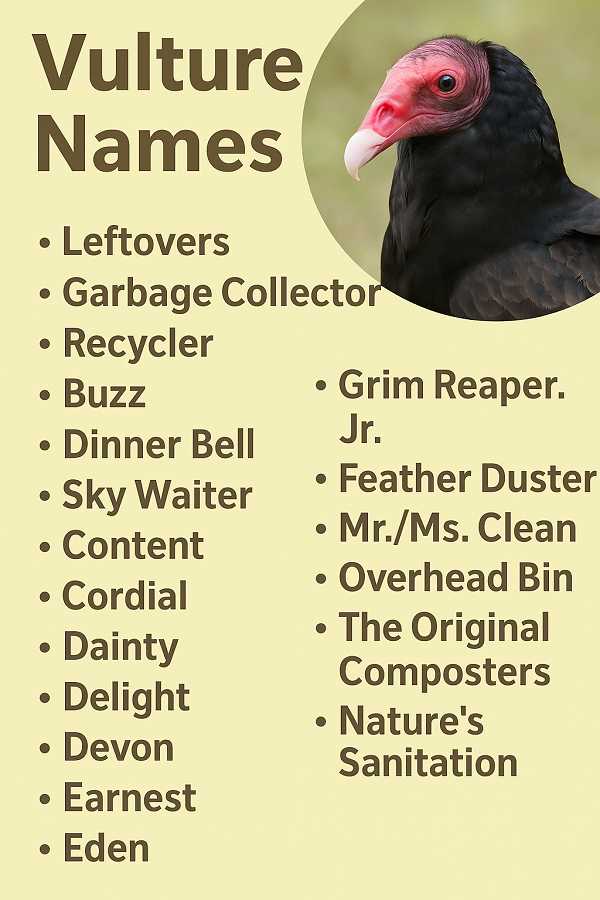 Funny Vulture Names