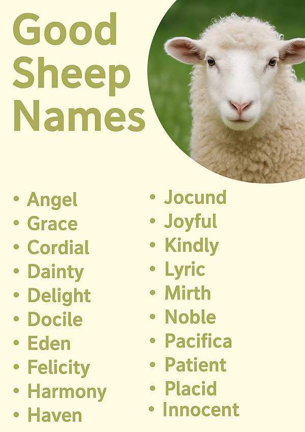 Good Sheep Names