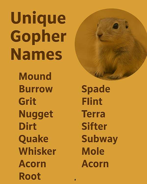Unique Gopher Names