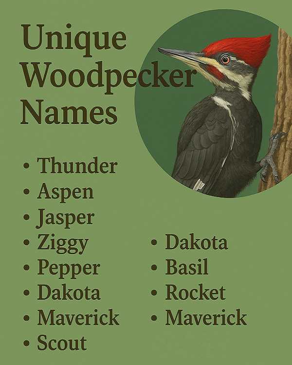 Unique Woodpecker Names