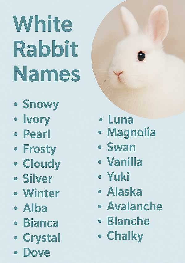 White Rabbit Names