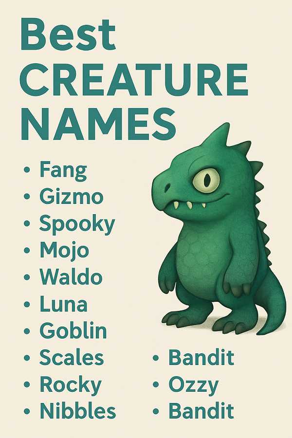 Best Creature Names
