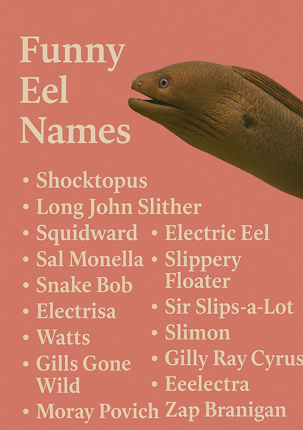 Funny Eel Names