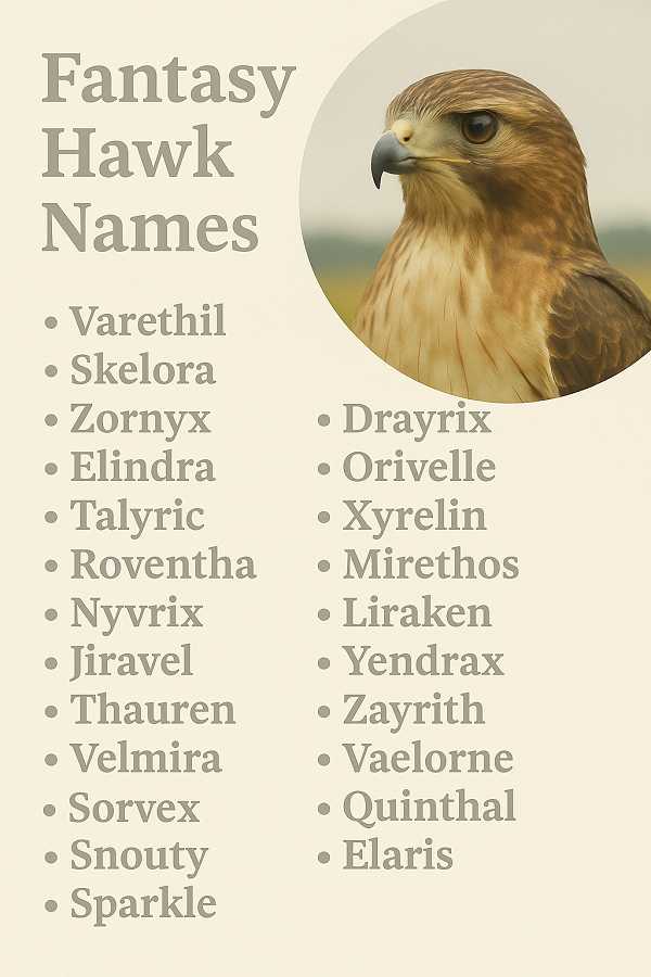 Fantasy Hawk Names
