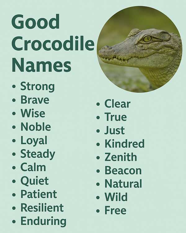 Good Crocodile Names