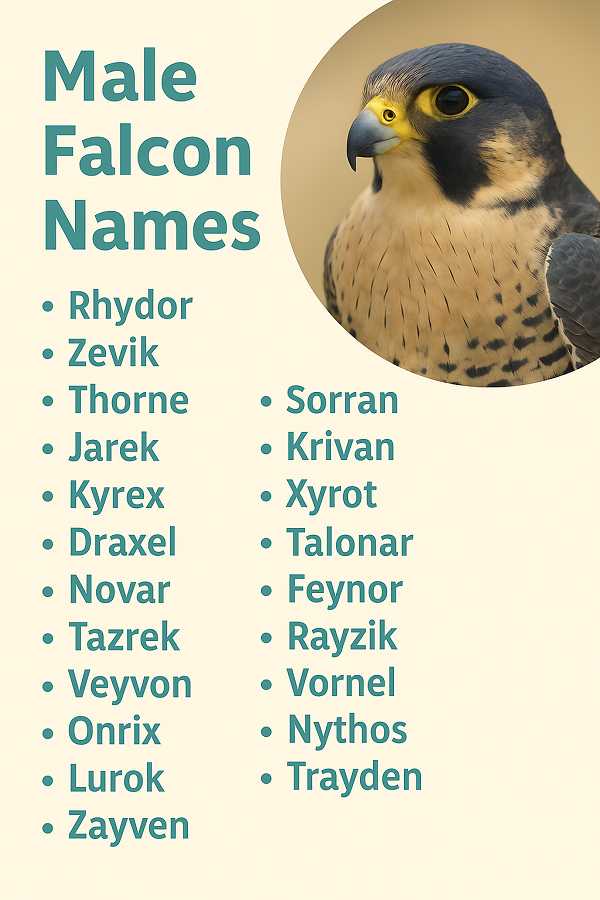 Male Falcon Names